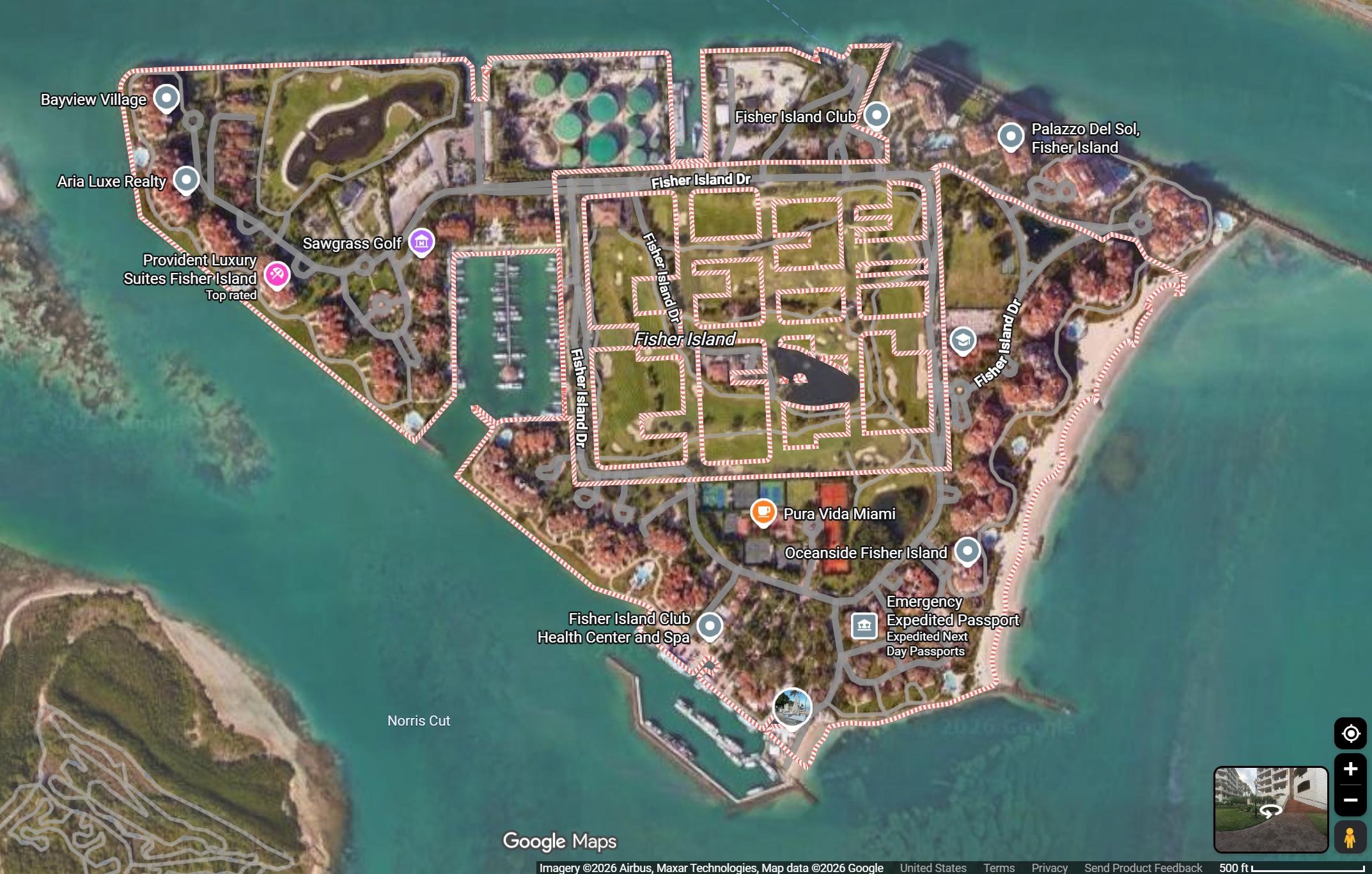Fisher Island - Multiple Midrise Condominiums